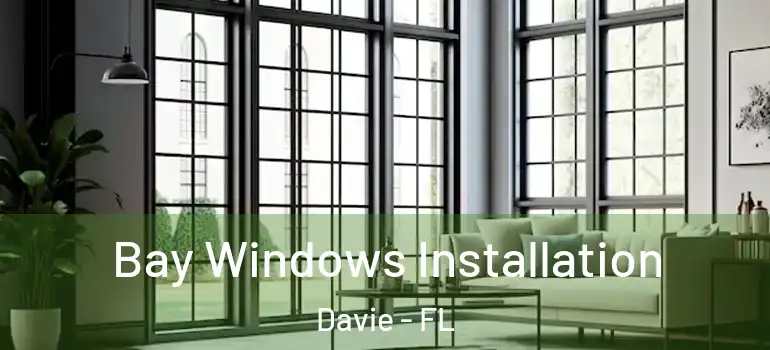  Bay Windows Installation Davie - FL