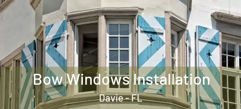  Bow Windows Installation Davie - FL