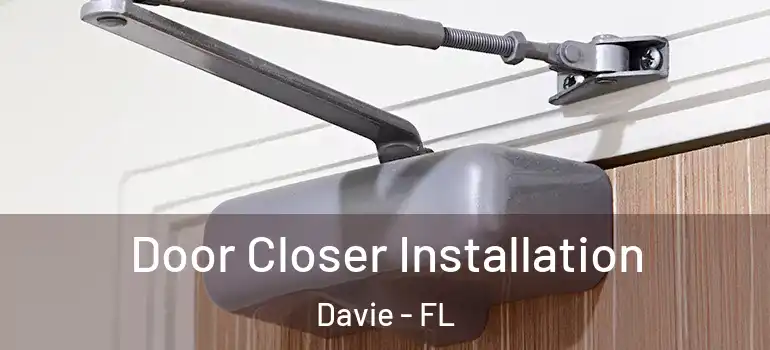  Door Closer Installation Davie - FL