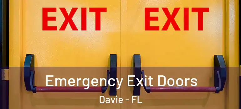  Emergency Exit Doors Davie - FL