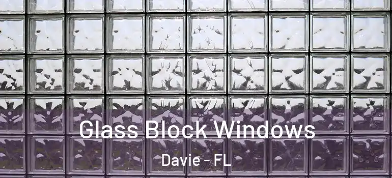  Glass Block Windows Davie - FL