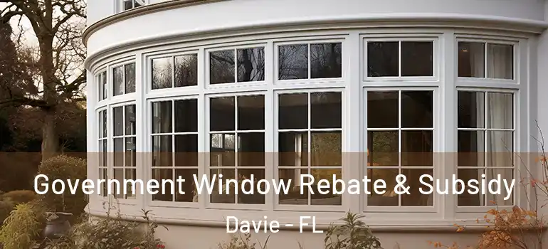  Government Window Rebate & Subsidy Davie - FL