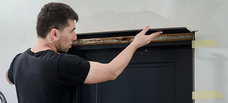 Wood Door Hole Repair in Davie, FL