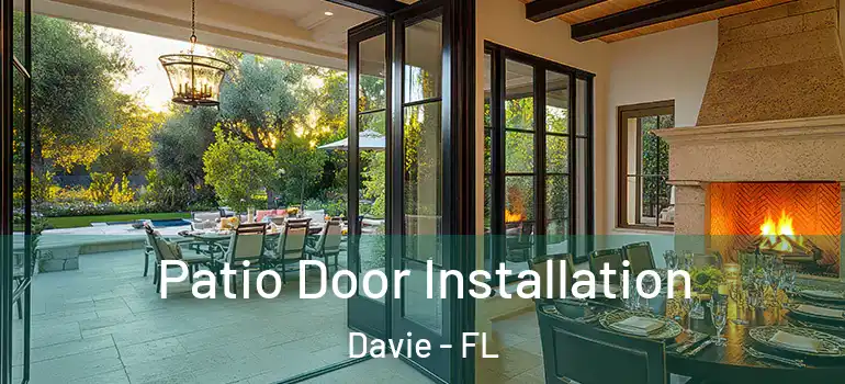  Patio Door Installation Davie - FL