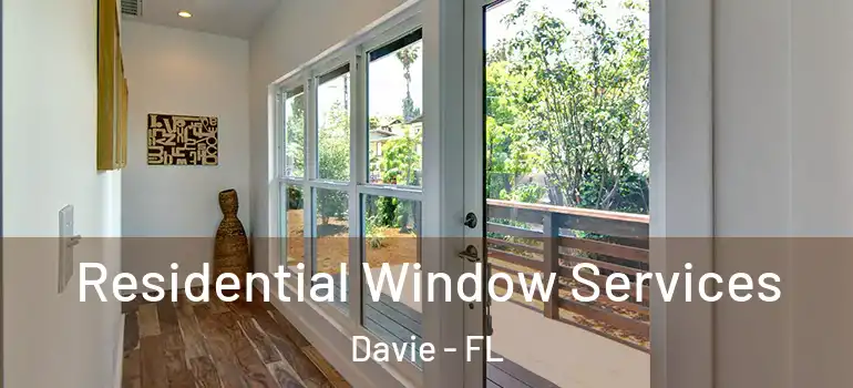 Residential Window Services Davie - FL