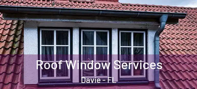  Roof Window Services Davie - FL