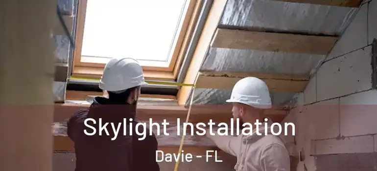  Skylight Installation Davie - FL