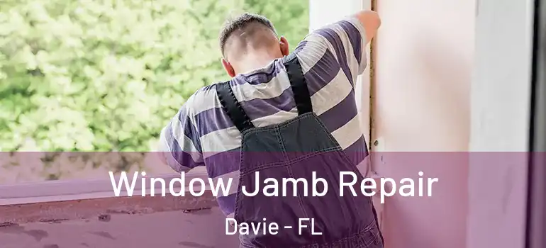  Window Jamb Repair Davie - FL