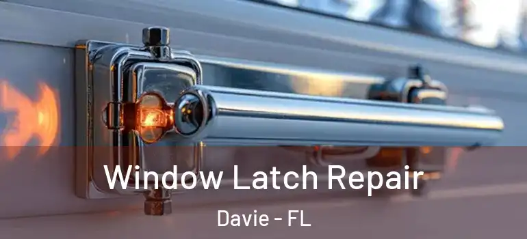  Window Latch Repair Davie - FL