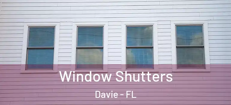  Window Shutters Davie - FL